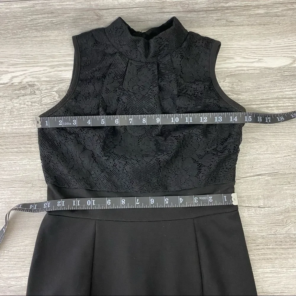 Rhapsody Black Sleeveless Dress